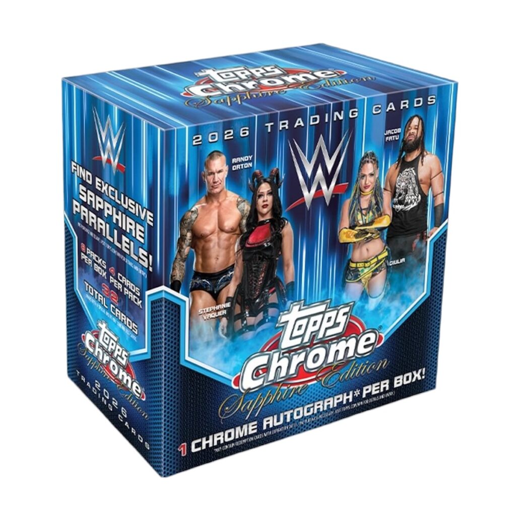2026 Topps Chrome Sapphire WWE Wrestling Checklist Guide
