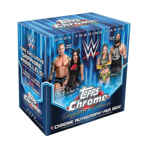 2026 Topps Chrome Sapphire WWE Wrestling Checklist Guide