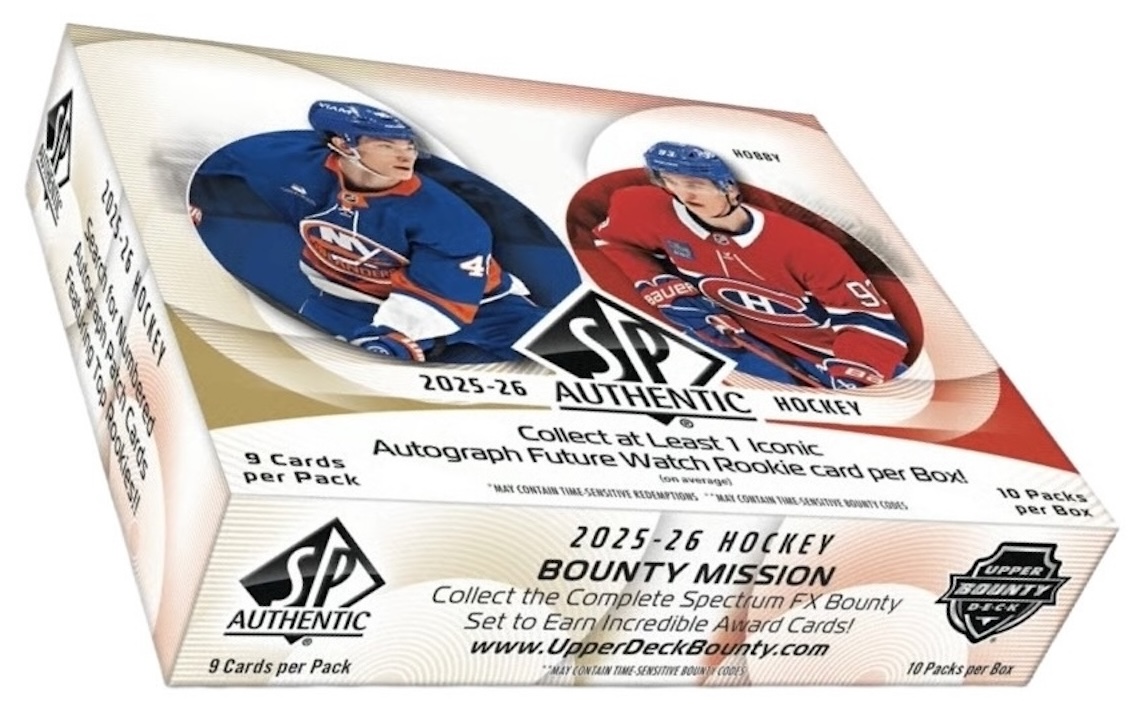 2025-26 SP Authentic Hockey Checklist, Set Details, Boxes, Odds