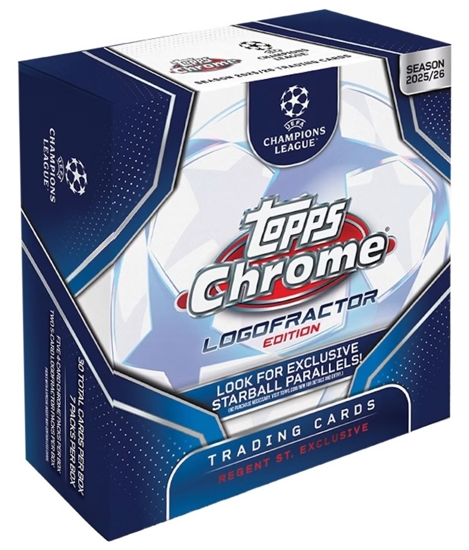 2025-26 Topps Chrome LogoFractor UEFA Soccer Guide