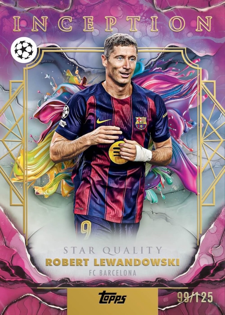 2025-26 Topps Inception UEFA Club Competitions Soccer Guide