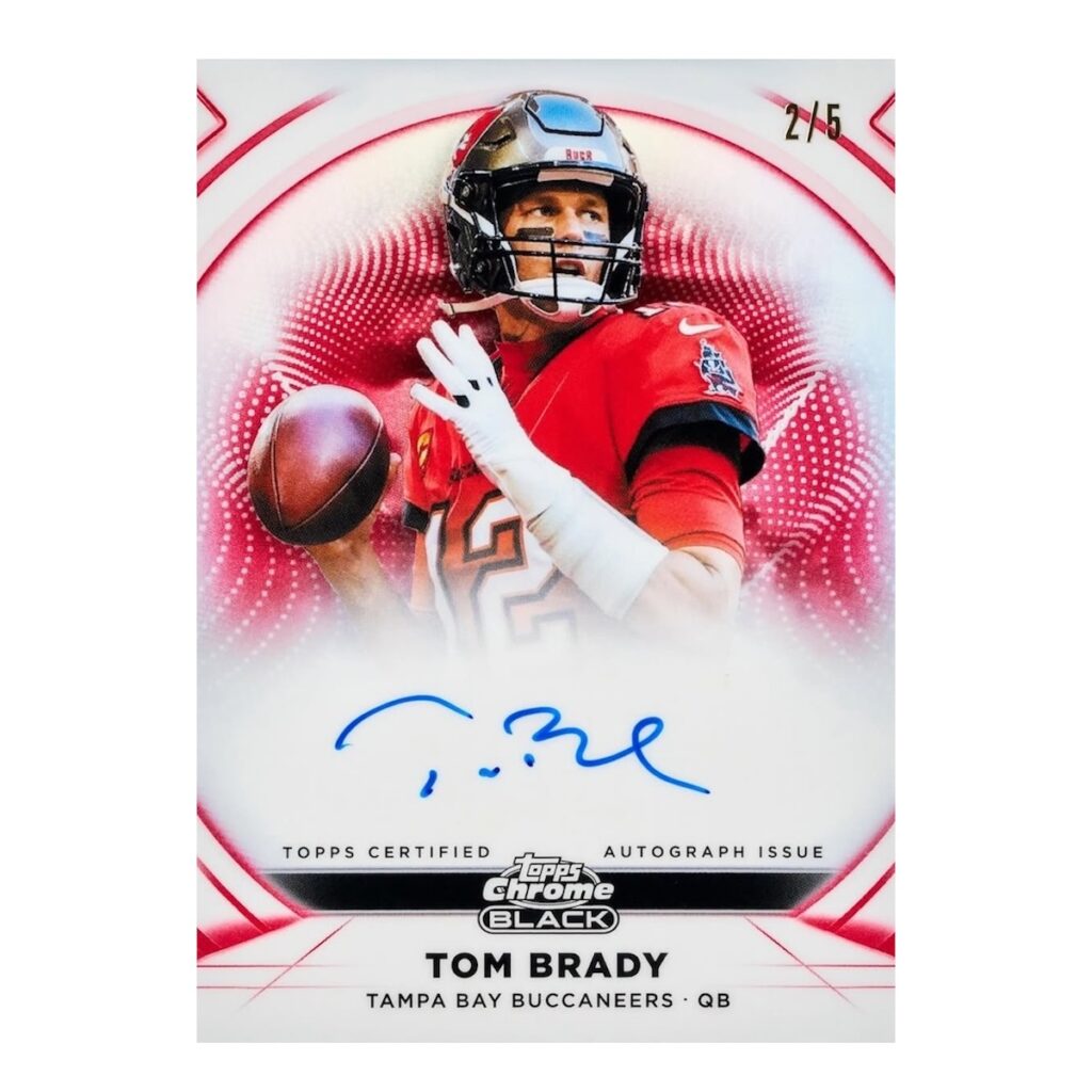2025 Topps Chrome Black Football Checklist Guide
