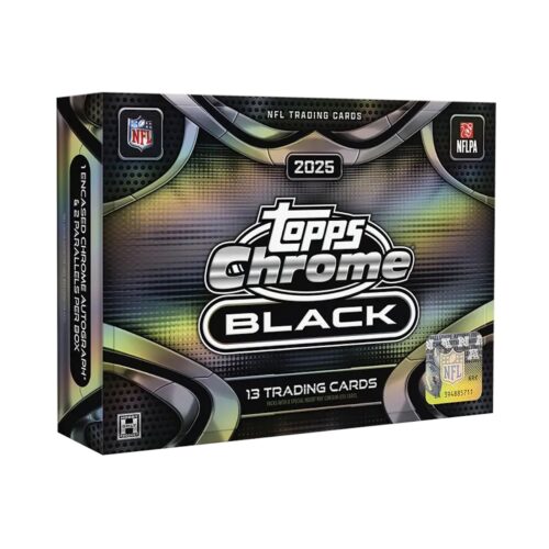 2025 Topps Chrome Black Football Checklist Guide