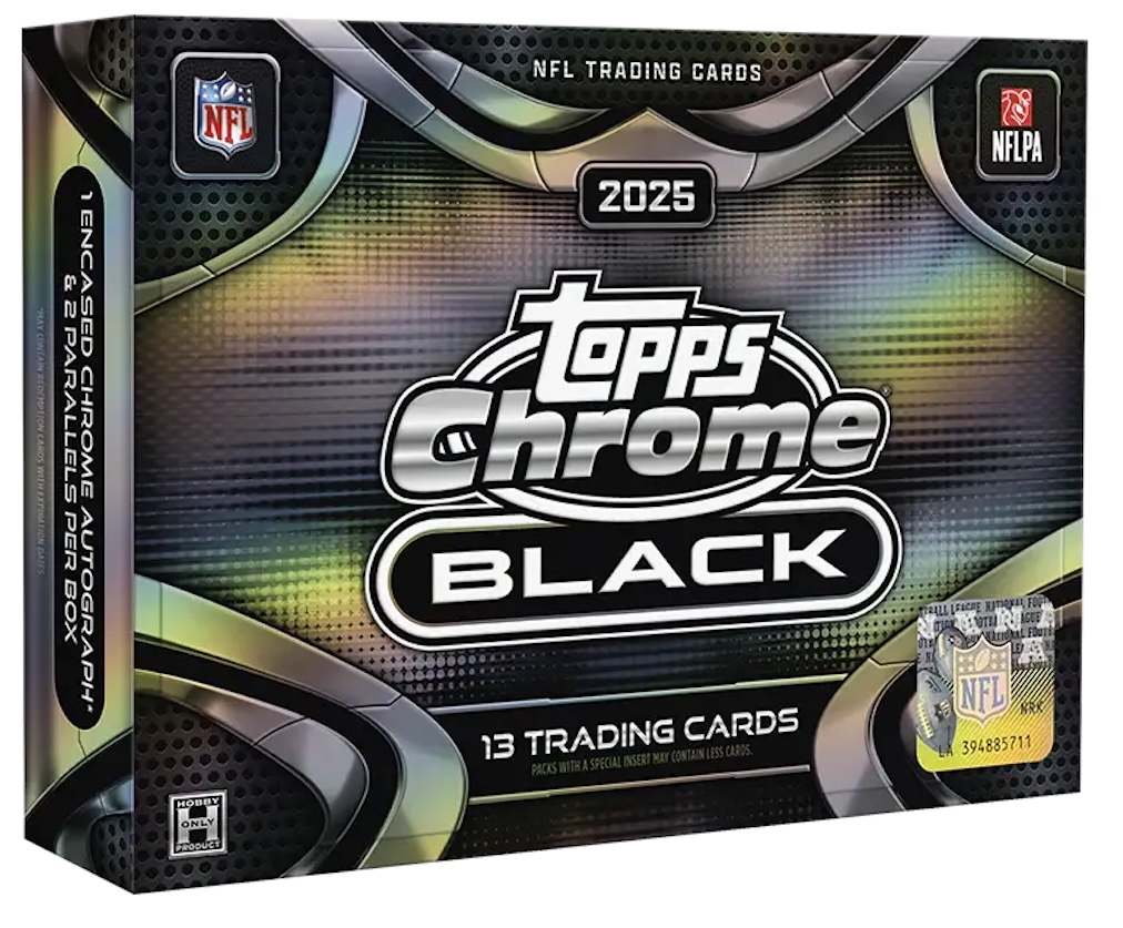 2025 Topps Chrome Black Football Checklist Guide