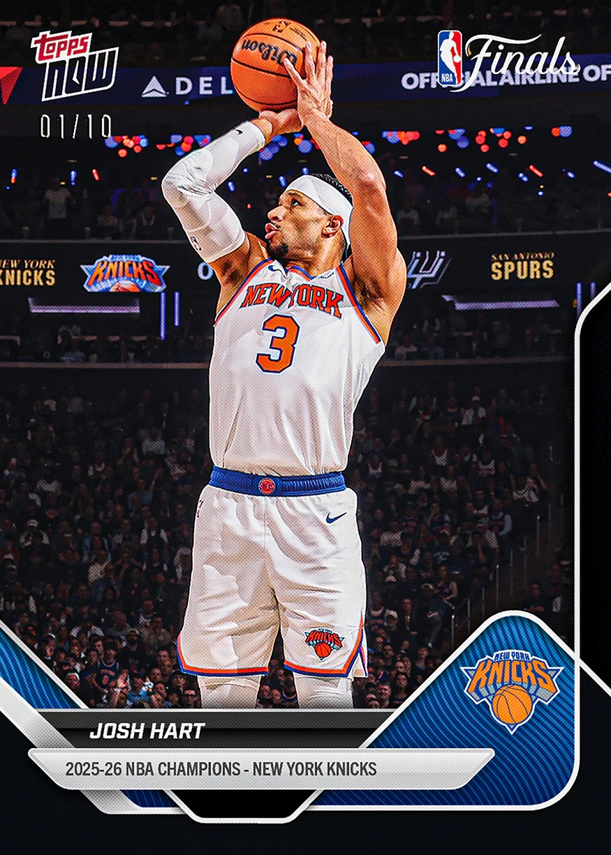2026 Topps Now New York Knicks NBA Champions Basketball Checklist Guide in-content 10