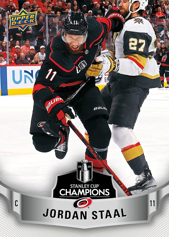 2026 Upper Deck Carolina Hurricanes Stanley Cup Champions Hockey Checklist Guide in-content 6