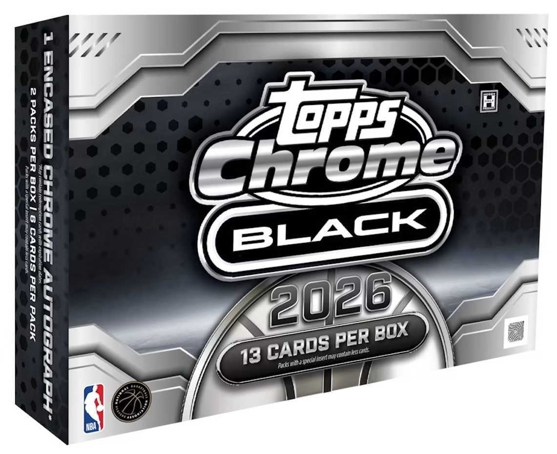 2025-26 Topps Chrome Black Basketball Checklist, Set Details