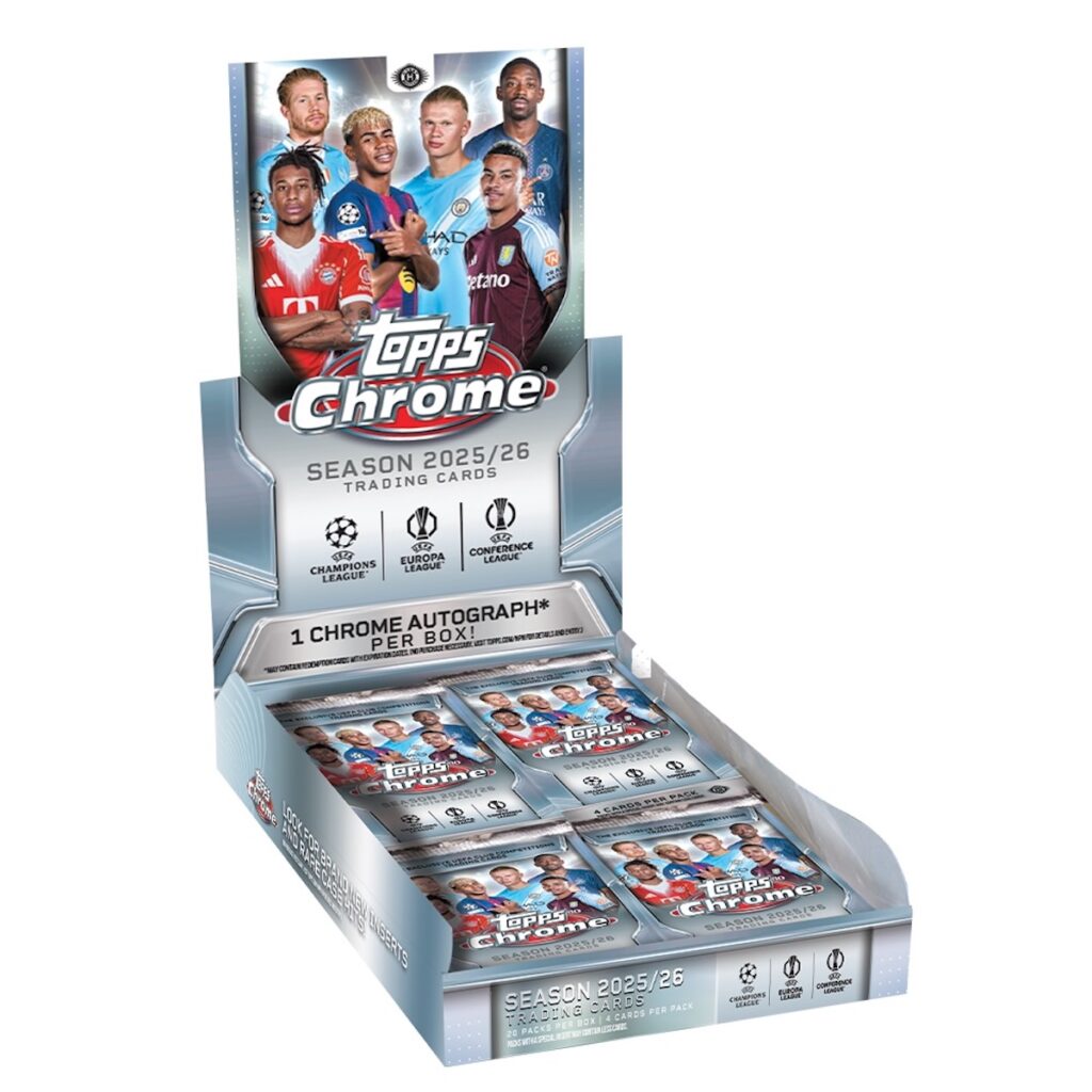 2025-26 Topps Chrome Fanatics Fest NYC UEFA Soccer Checklist Guide