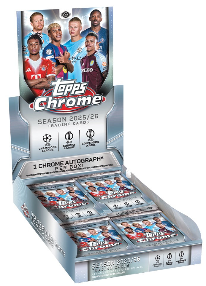 2025-26 Topps Chrome Fanatics Fest NYC UEFA Soccer Checklist Guide