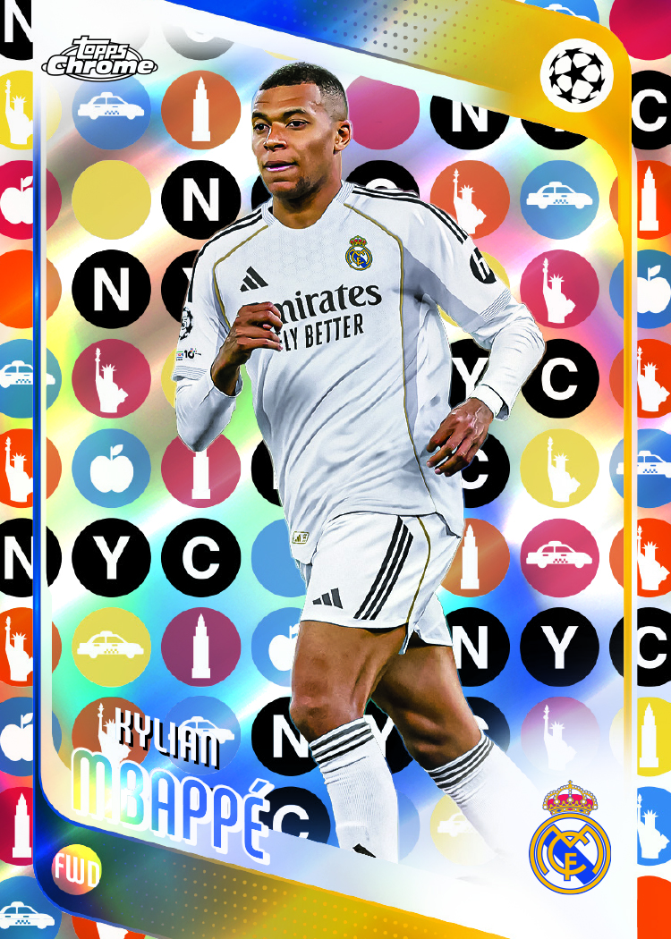 2025-26 Topps Chrome Fanatics Fest NYC UEFA Soccer Checklist Guide