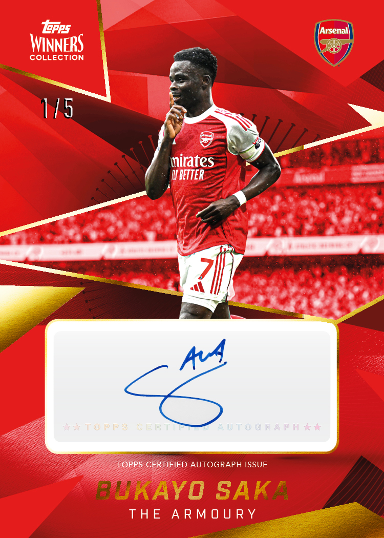 2025-26 Topps Winners Collection Arsenal Soccer Checklist Guide in-content 3