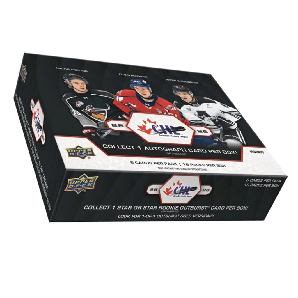 2025-26 Upper Deck CHL Hockey Checklist Guide