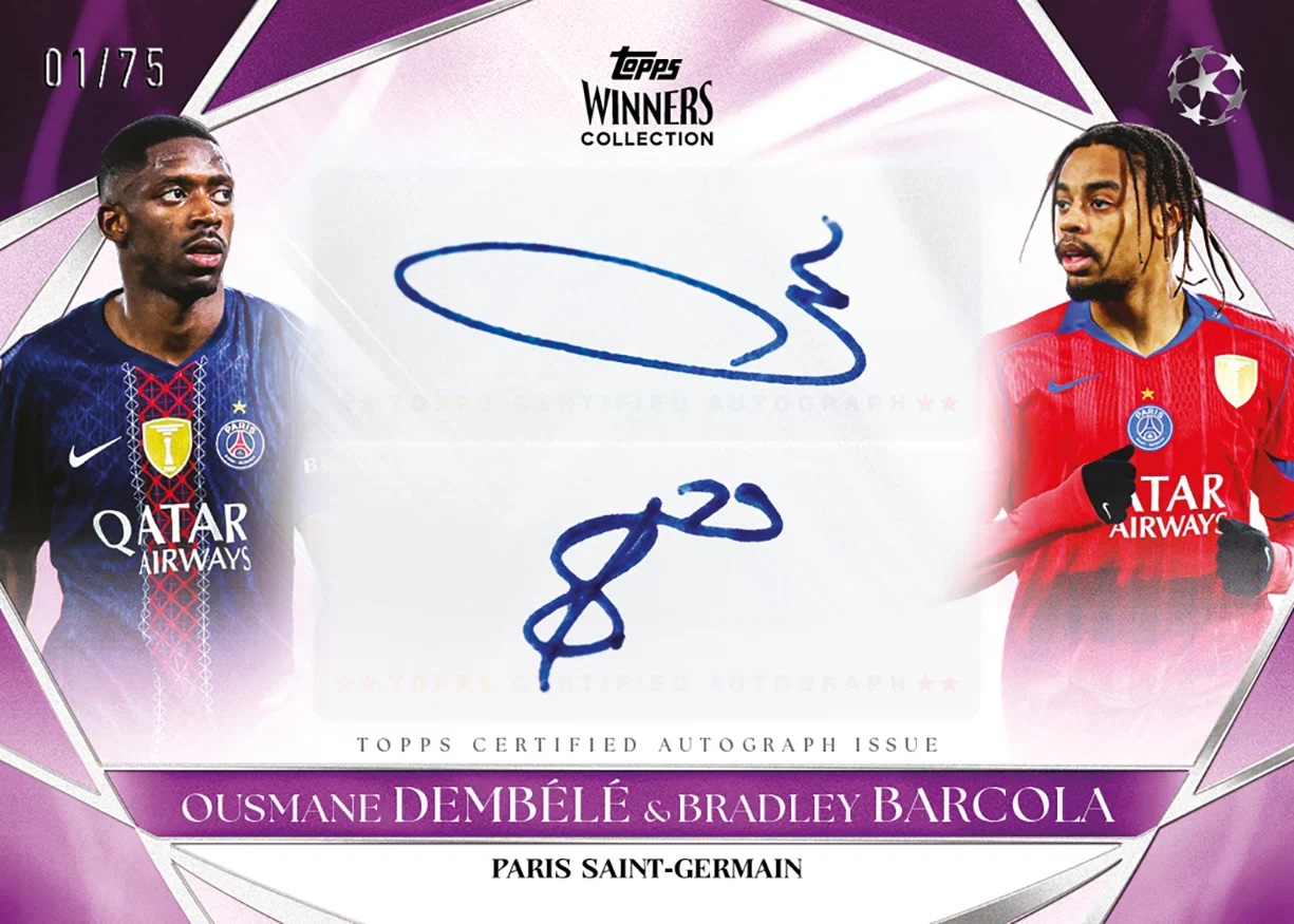 2025-26 Topps Winners Collection Paris Saint-Germain Soccer Checklist Guide in-content 14