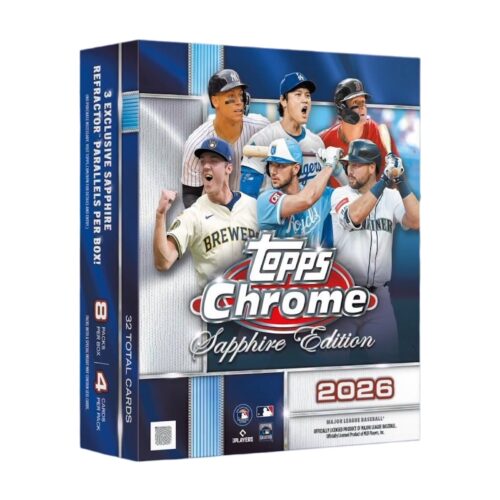 2026 Topps Chrome Sapphire Baseball Checklist Guide
