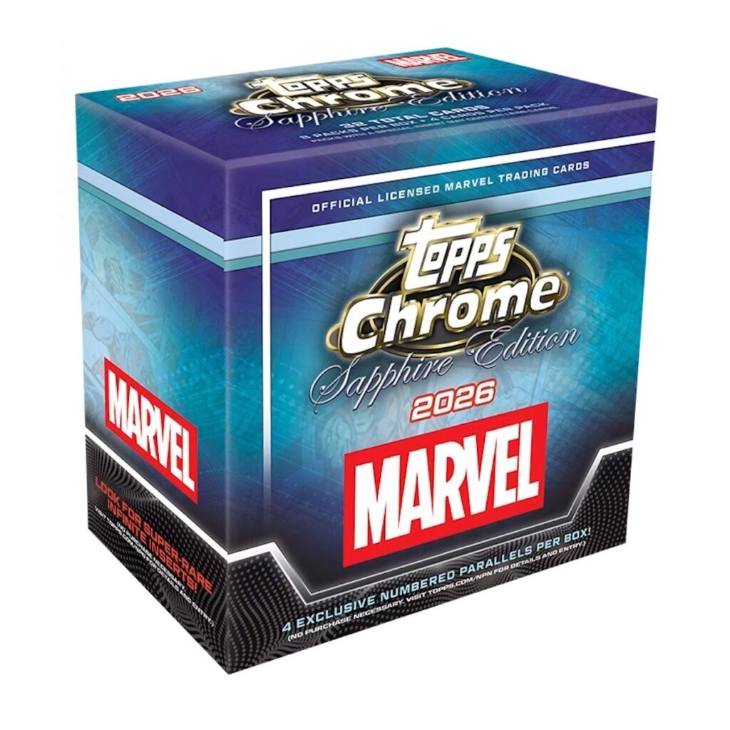 2026 Topps Chrome Sapphire Marvel Comics Checklist Guide