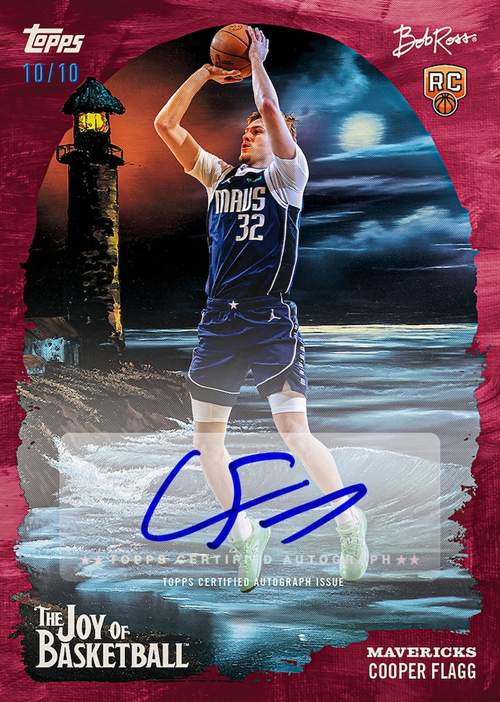 2025-26 Topps X Bob Ross The Joy of Basketball Guide in-content 6