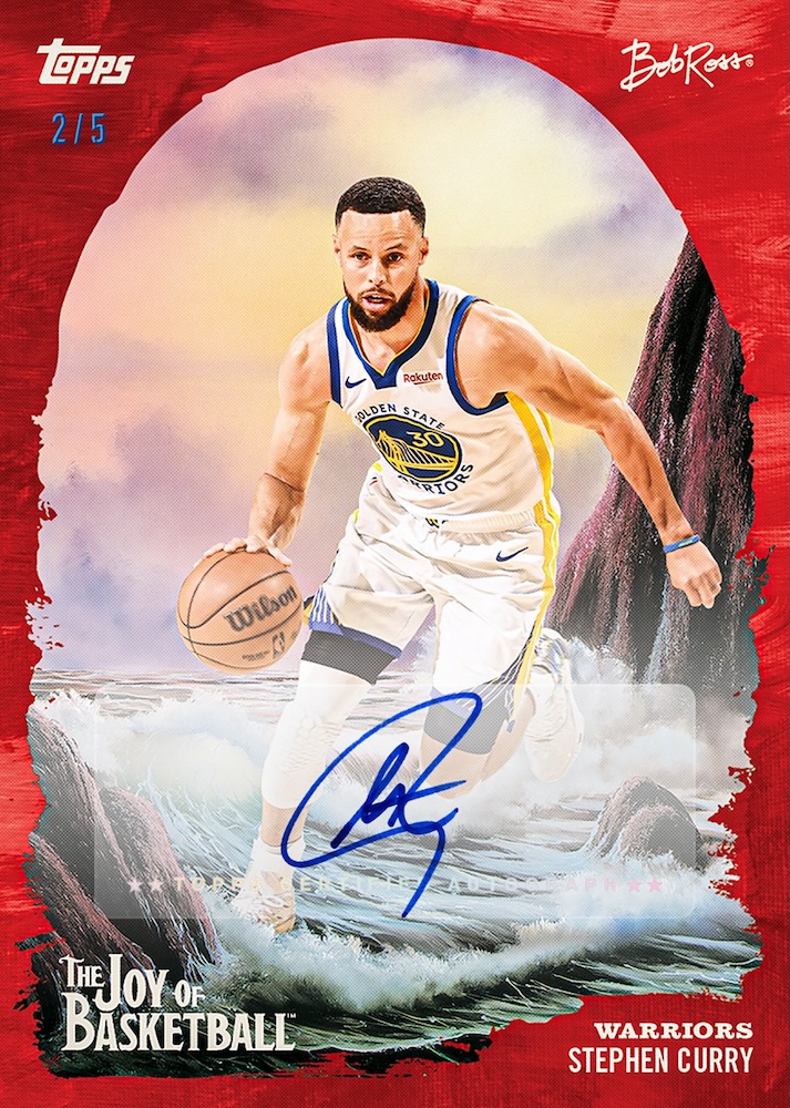 2025-26 Topps X Bob Ross The Joy of Basketball Guide in-content 7