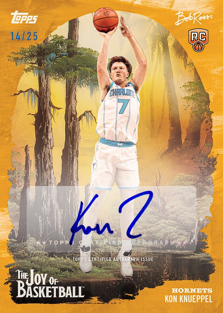 2025-26 Topps X Bob Ross The Joy of Basketball Guide in-content 5