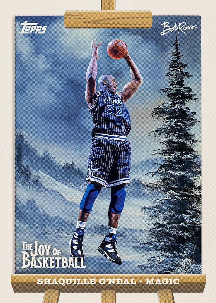 2025-26 Topps X Bob Ross The Joy of Basketball Guide in-content 2
