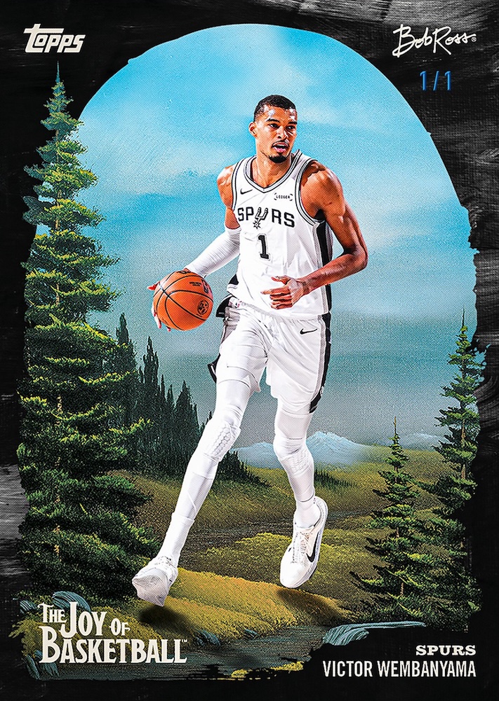 2025-26 Topps X Bob Ross The Joy of Basketball Guide in-content 3