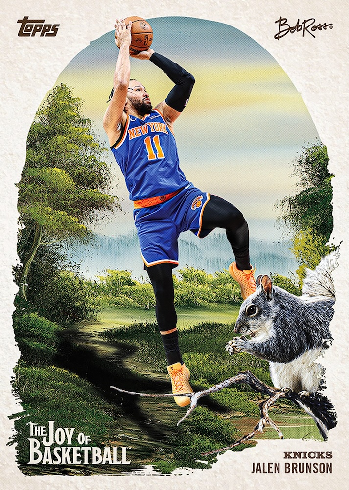 2025-26 Topps X Bob Ross The Joy of Basketball Guide in-content 1
