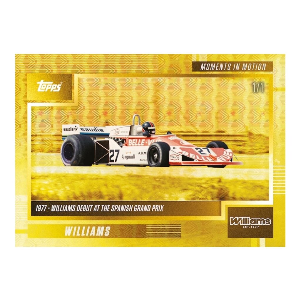 2026 Topps Williams Racing Guide