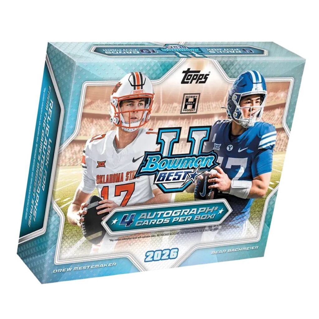 2026 Bowman University Best Football Checklist Guide