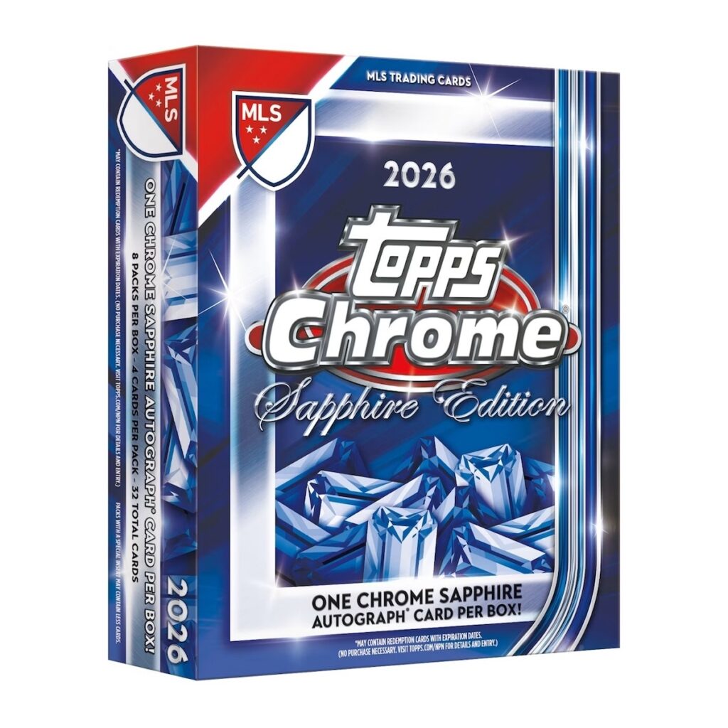 2026 Topps Chrome Sapphire MLS Soccer Checklist Guide