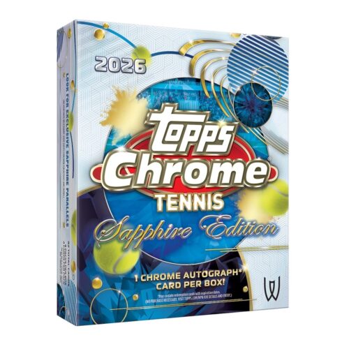 2026 Topps Chrome Sapphire Tennis Checklist Guide